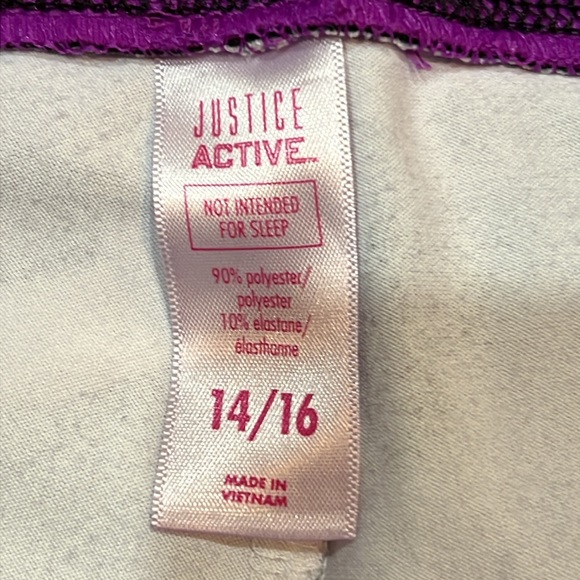 Justice Camo Capri Length Leggings 14/16 - Picture 5 of 5